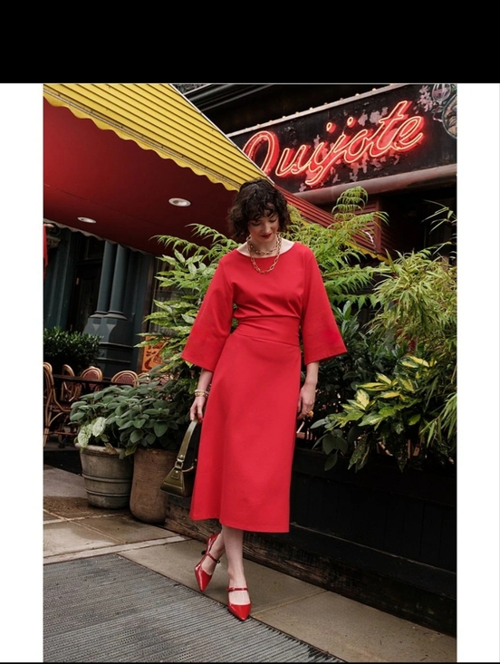 Frances Valentine Dresses & Skirts - Frances Valentine Red Whitney Wrap Dress Women’s Sz Large NWT